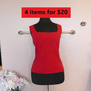 Studio Red Tank Top- Size M